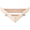 thumbnail image 4 of Pet Wood Parrot Standing Platform Rack Bird Climbing Wood Stand Cage Toy, 4 of 7