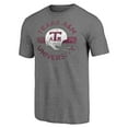 thumbnail image 2 of Men's Heather Gray Texas A&M Aggies Helmet Arch Tri-Blend T-Shirt, 2 of 3