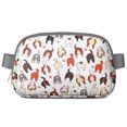 thumbnail image 1 of Cat Lover Gift Fanny Pack - Waterproof Waist Bag with Funny Cat Pattern, Adjustable Hands-Free Belt Bag for Running, Festivals & Pet Lovers, 1 of 4