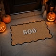 thumbnail image 7 of Gunhay Natural/Multicolor Scallop Boo Outdoor Coir Doormat, 30"x48", 7 of 7