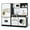 Black, variant on LINLUX Wood Kids Kitchen Playset, Pretend Play Toy Kitchen for Toddlers, w/Color Board & Fridge, White