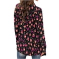 thumbnail image 7 of Womens Halloween Cardigan Casual Lightweight Long Sleeve Open Front Cardigans with Funny Print Fall Winter Holiday Party Outerwear, 7 of 7