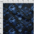 thumbnail image 3 of oneOone Cotton Poplin Twill Royal Blue Fabric Damask Dress Material Fabric Print Fabric By The Yard 56 Inch Wide, 3 of 4
