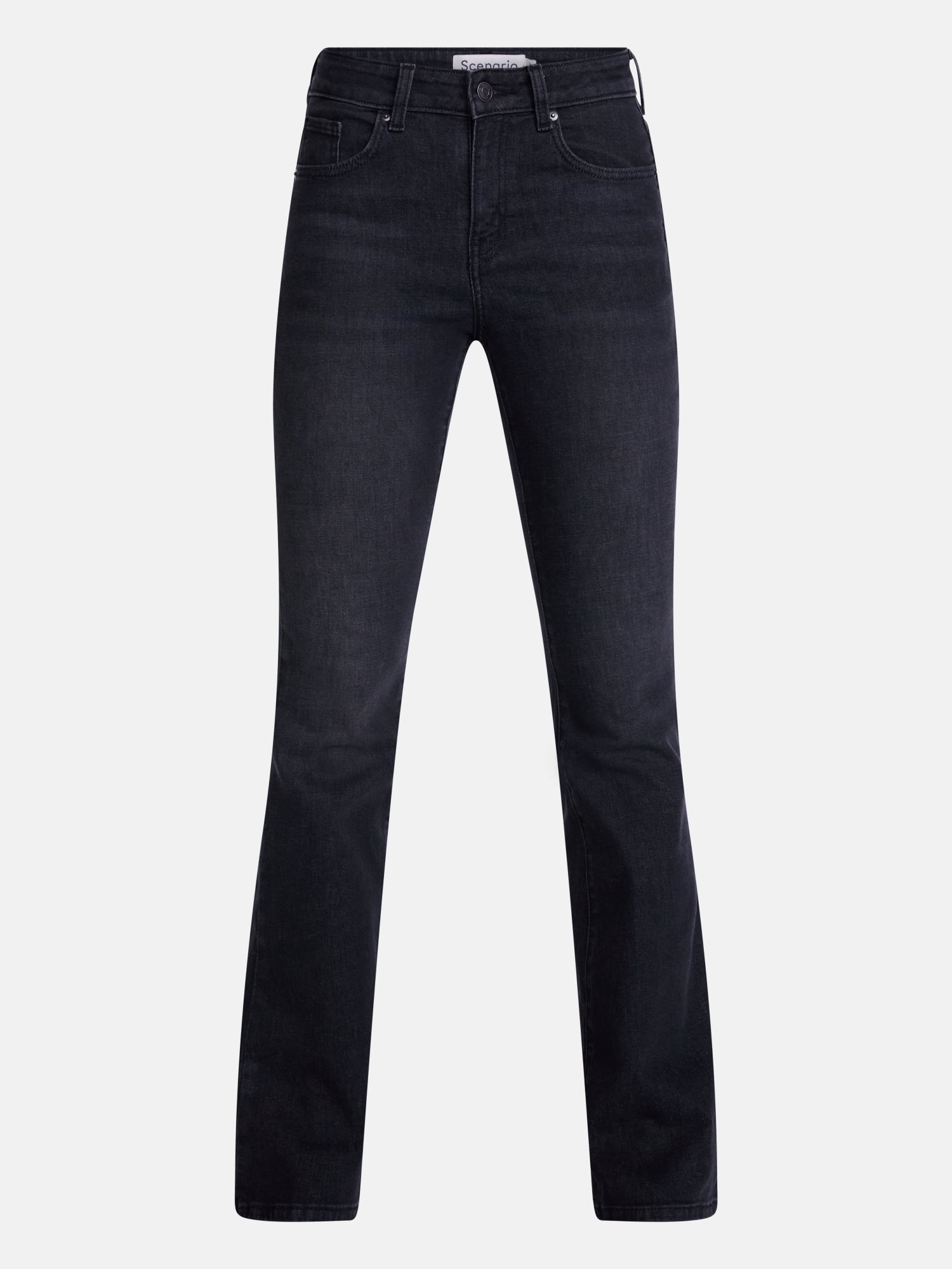 Scenario Women's Mid Rise Bootcut Jeans, Sizes 0-20, 0S-20S, 4L-14L