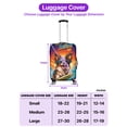 thumbnail image 5 of Retro Surfing Papillon in Cool Sunglasses Hello Summer Waves Travel Luggage Cover Pap Butterfly Dog Lover Suitcase Dust Protective Decor - 10001, 5 of 5