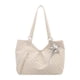 thumbnail image 2 of Bolso de mano multiusos portátil para compras, ideal para mujeres que se desplazan al trabajo o viajan. Blanco, 2 of 9