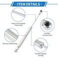 thumbnail image 5 of Unique Bargains 255mm/10.04" Gas Struts 22lb/100N/10kg Lift Supports Struts Silver Tone Stainless Steel 2 Set RV Car Toolbox Lid Storage Box Cover Cabinet Door Cover, 5 of 6