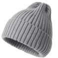 thumbnail image 1 of Femmes Hommes Tricoté Hiver Mode Couleur Rayé Impression Chapeaux Rayés Boule de Poils Raton Laveur Chaud Bonnet de Ski Chaud Bonnet Bombers Tuques Chapeaux Multicolore, 1 of 2