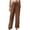 *Coffee, variant on ClodeEU Women Summer Wide Leg Linen Pants with Pockets, High Waist Drawstring Loose Casual Palazzo Lounge Pants Black,Womens Plus XL