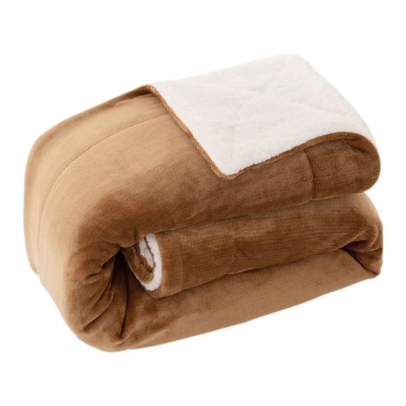 Vikakiooze 2023 Throw Blanket for Couch Grey 63x51in Thick Flannel Lamb Wool Composite Double Blanket Leisure Blanket Gift Fluffy Blankets for Bed Sofa