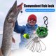 thumbnail image 2 of Copa de rosca hueca con hebilla de bloqueo de pesca portátil con carrete duradero para artes de pesca JShteea El nuevo, 2 of 9