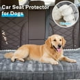 thumbnail image 3 of JIAN YA NA Dog Back Seat Cover, Car Back Seat Protector Mat, Scratchproof Non-slip Hammocks for Dogs Pets, 24.8*54in, Dark Gray, 3 of 9