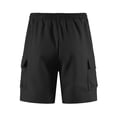 thumbnail image 6 of CCRFTGI Cargo Shorts for men Drawstring Stretch Elastic Waist Casual Work Short with Pockets Black 2XL, 6 of 6
