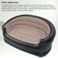thumbnail image 4 of Inflatable Chair, Double  Design, PVC, Velvet, Portable, Air Couch with Contemporary Design, Indoor Living, Tent Camping, Outdoor Activities, Suitable for Couples or Friends, 4 of 7