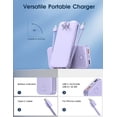 thumbnail image 2 of Cargador portátil Nusyddy 12000 mAh con cable y enchufe integrados, 2 of 9