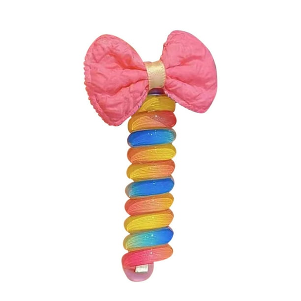Diadema con lazo de flores | Goma elástica en espiral para peinar | Accesorio suave y antideslizante para el cabello, ideal para uso diario en casa.