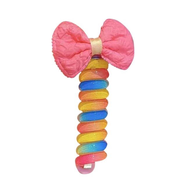 Chmadoxn Bows & Ribbons Flower Hair Ring Head Rope Girl Cute Rubber Hair Rope Headdress Hair Accessories A ring