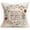 Bloom Where You Are Planted, variant on Polyester Linen Home Decor Pillowcase Throw Pillow Cushion Cover 18 x 18 Inches Inspirational Words with Beautiful Flowers/Leaves (Hello Spring with Floral Wreath)