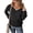AC Black, variant on Women Sweaters Oversized V Neck Long Sleeve Knit Pullover Sweaters Top Trendy Crochet Hollow Out Lightweight Sweaters 2XL