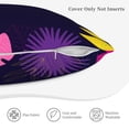 thumbnail image 6 of LNWH Vector Tropical Leaves Throw Pillow Covers, Square Soft Linen Decorative Pillow Cases, 20"x20", 6 of 8