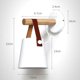 thumbnail image 2 of Lámpara de pared de madera blanca LED para mesita de noche, luz de noche para niños, decoración moderna nórdica para interiores, loft, blanco cálido 85-265 V, 2 of 5