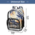 thumbnail image 4 of Ttyddzy Clear Backpack Heavy Duty PVC Transparent Backpack for College Workplace, Dragonfly, 4 of 8