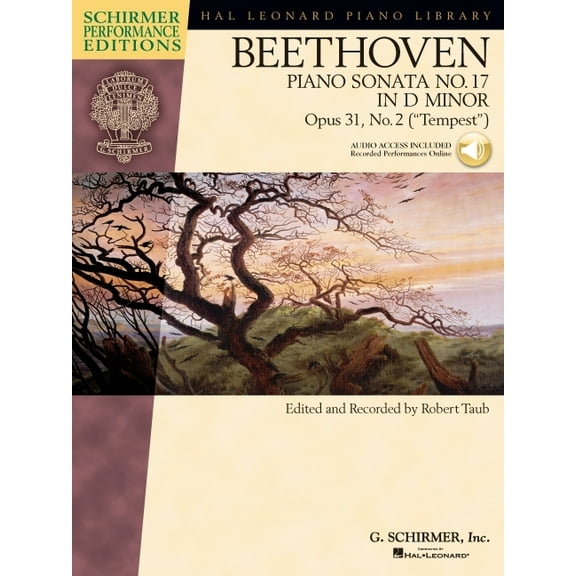 Schirmer Performance Editions Beethoven: Sonata No. 17 in D Minor, Op. 31, No. 2 (Tempest) Book/Online Audio, (Paperback)