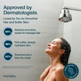 thumbnail image 7 of MyHalos Filtered Shower Head for Hard Water Filter - High Pressure, Removes Chlorine - Shower Head Filter for Hard Water Softener Showerhead, Easy Install, For Hair & Skin, Filtering, 7 of 7