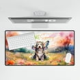 thumbnail image 4 of Welcome Spring Fairy Old English Sheepdog in Flower Meadow Desk Mat Full Keyboard Mouse Pad Dog Lover Large Mousepad - 13002, 4 of 5