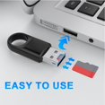 thumbnail image 4 of TQEHS Lector de tarjetas USB 3.0 Tarjeta TF Adecuado para computadora móvil Dashcam J3W2, 4 of 5