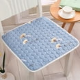 thumbnail image 3 of opvise Chair Cushion with Straps Dustproof Decorative Polyester Household Restaurant Dining Stool Cushion Pad for Daily Use Green, 3 of 8