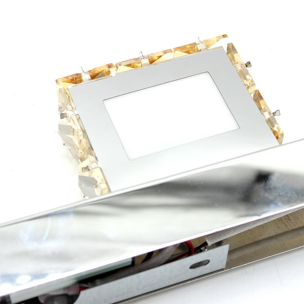 DENEST LED Light Crystal Glass Lamp Bathroom Light Vanity Wall Light Mirror Wall Lights
