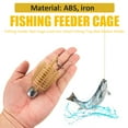 thumbnail image 6 of BLEEUS Fishing Feeder Bait Cage Load Iron Head Fishing Trap Basket Holder Fishing supplies (30g), 6 of 8