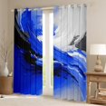 thumbnail image 2 of Manfei Boys Girls Oil Painting Blackout Curtains Set of 2 (52x84 Each),Abstract Gradient Window Curtains,Graffiti Splash Curtains and Drapes,Microfiber Bedroom Decor, 2 of 6