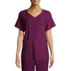 ClimateRight by Cuddl Duds Short Sleeve V-Neck Scrub Top (Women's ), 1 Count, 1 Pack