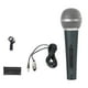 thumbnail image 2 of Micrófono vocal dinámico con cable de 3 metros de largo alcance para fiestas y discursos. Juego de micrófono A cian oscuro, 2 of 9