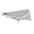 thumbnail image 2 of Awntech 16 Ft Key West Right Motorized Heavy Duty Patio Retractable Awning with Cassette (192in x 9.38in x 120in), Gray, 2 of 8