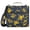 Dark Blue Yellow Splashes, variant on 3 Ring Zipper Binder with Shoulder Strap Waterproof Trapper Keeper 2 Inch D-Ring 500 Sheets Capacity Dachshund Dogs and Heart