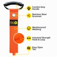 thumbnail image 5 of Correas De Almacenamiento Wrap-It Fáciles De Transportar – 28 (Paquete De 2) Color Naranja Brillante Con Ojal – Correas De Almacenamiento Wrap It Resistentes Y Envoltura De Cable De Extensión Para Alm, 5 of 5