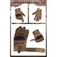 thumbnail image 3 of Guantes tácticos con nudillos duros para pantalla táctil - Guantes Airsoft transpirables y antideslizantes Guantes de motocicleta Pantalla táctil cálida de invierno Ropa protectora impermeab, 3 of 4