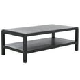 thumbnail image 4 of Safavieh Omara Glam 1 Shelf Pine Coffee Table, Black, 4 of 10