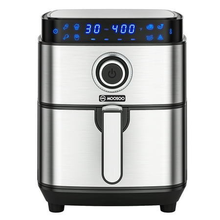 

Simplicity Air Fryer 5.2Qt Stainless Steel Air Fryer Oven with Control Knob Digital Touchscreen Environmental protection