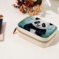 thumbnail image 7 of Panda Velvet Portable Jewelry Box with Removable Compartment - Ultimate Gift for Bracelet and Earring Organization, 7 of 7
