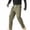 Pants-A387Army Green, variant on Mens Pants Regular Fit Multi-Pocket Cargo Pants Durable Woven Fabric Work Utility Safety Pants with Drawstring Waist Outdoor Wear