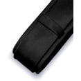 thumbnail image 4 of Corbata negra para hombre, estrecha y delgada, de 6 cm, 4 of 4