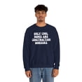 thumbnail image 4 of Construction Worker Sweatshirt Gifts Crew Neck Shirt Long Sleeve Unisex, 4 of 5
