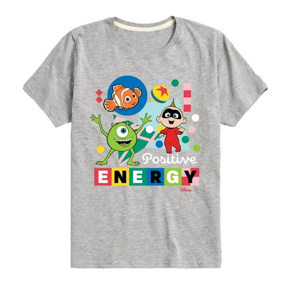 Disney - Positive Energy - Toddler & Youth Short Sleeve Graphic T-Shirt