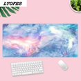 thumbnail image 2 of Alfombrilla de ratón con diseño de nubes estrelladas de mármol, tapetes de escritorio Kawaii para Gamer, teclado, accesorios para el hogar y la Oficina LIUWENJING unisex, 2 of 2