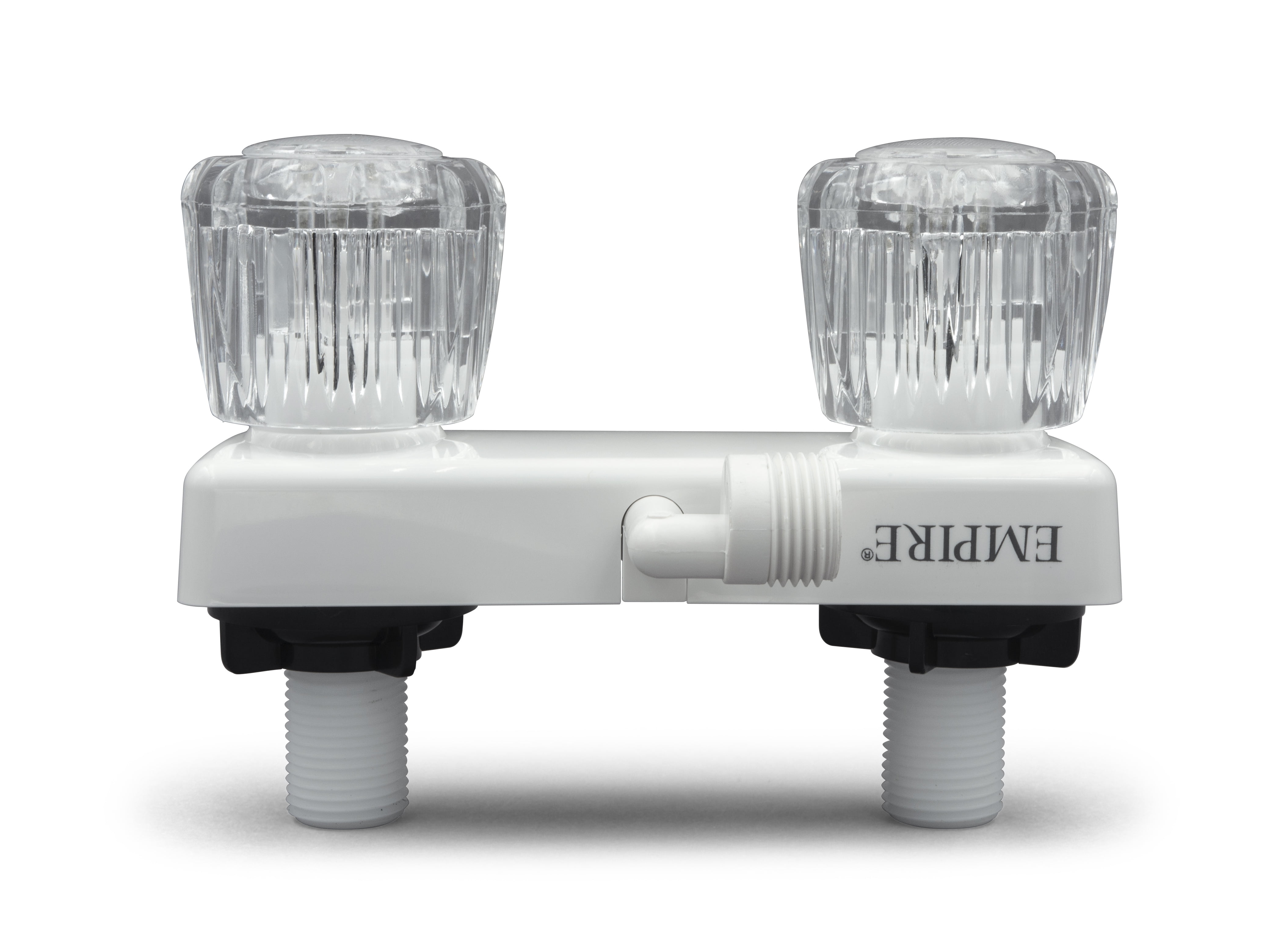 RV Camper Exterior Outdoor Shower Hot/Cold Water Mixer Knobs Polar