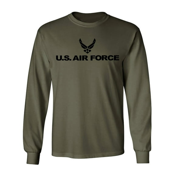 Air Force Long Sleeve T-Shirt in military green